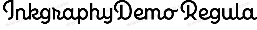 InkgraphyDemo Regular字体转换